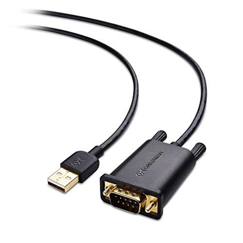 cable matters usb to serial adapter cable (usb to rs232, usb to db9) 3 feet