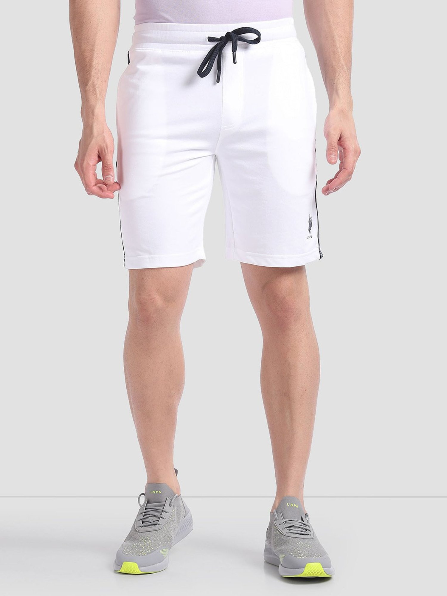 U.S. Polo Assn. White Regular Fit Shorts