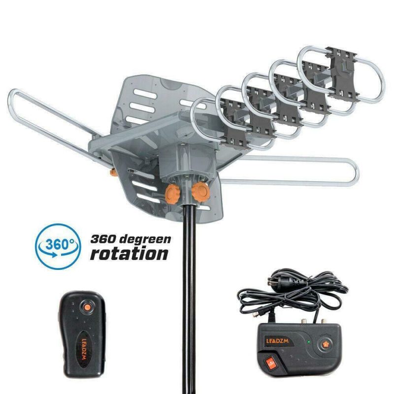 300Mile 1080P Outdoor Amplified TV Antenna Digital Signal HD Install-free