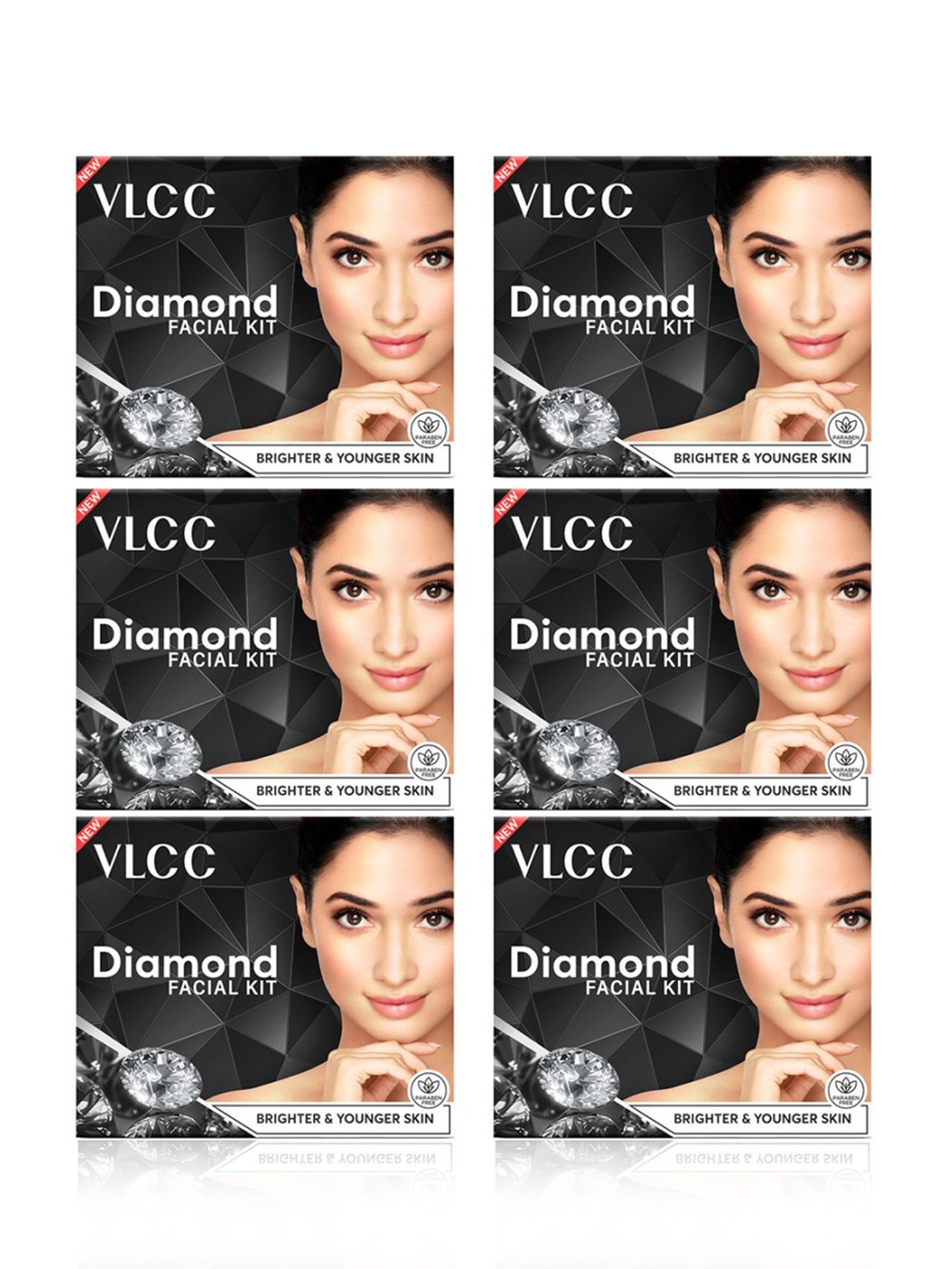 VLCC Diamond Facial Kit - Pack of 6