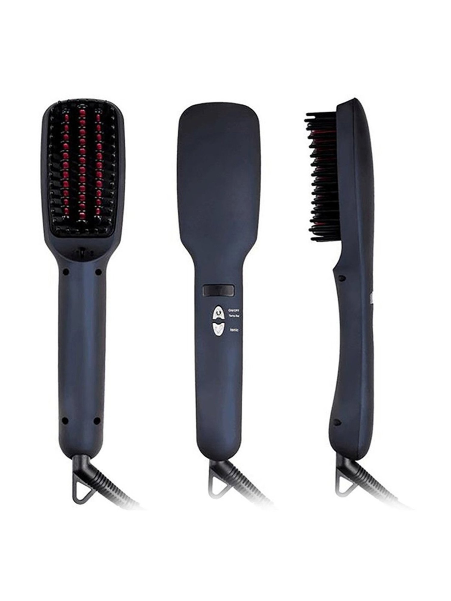 Gorgio Professional HB2000 Hair Straightener Brush with Ceramic Coating (Black)