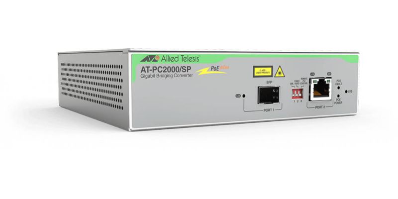Allied Telesis ALL#ATPC2000SP90 1000T POE+ to 1000X(SFP)
