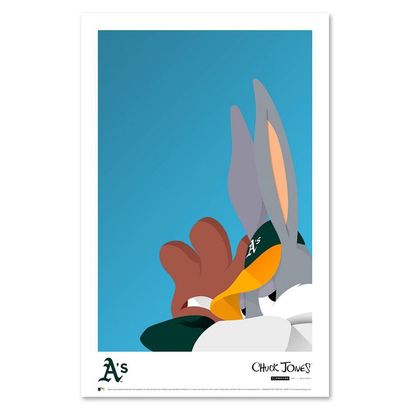 MLB Oakland Athletics Unframed Wall Poster Print