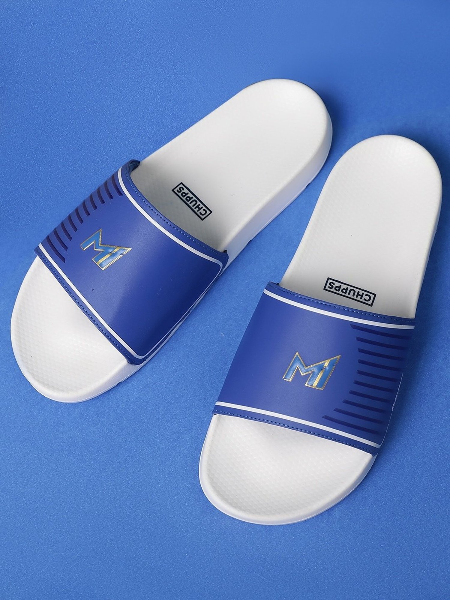Chupps Women's MI Official Blue Slides