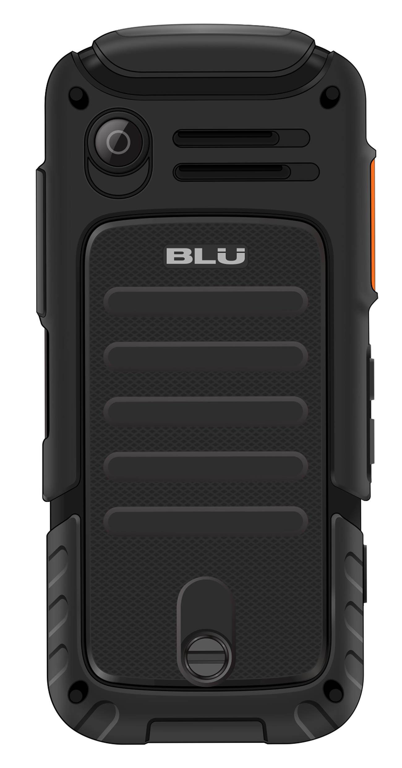 BLU Tank Mega T570 Unlocked GSM Rugged Feature Phone w/ SOS Button & Super Flashlight - Orange