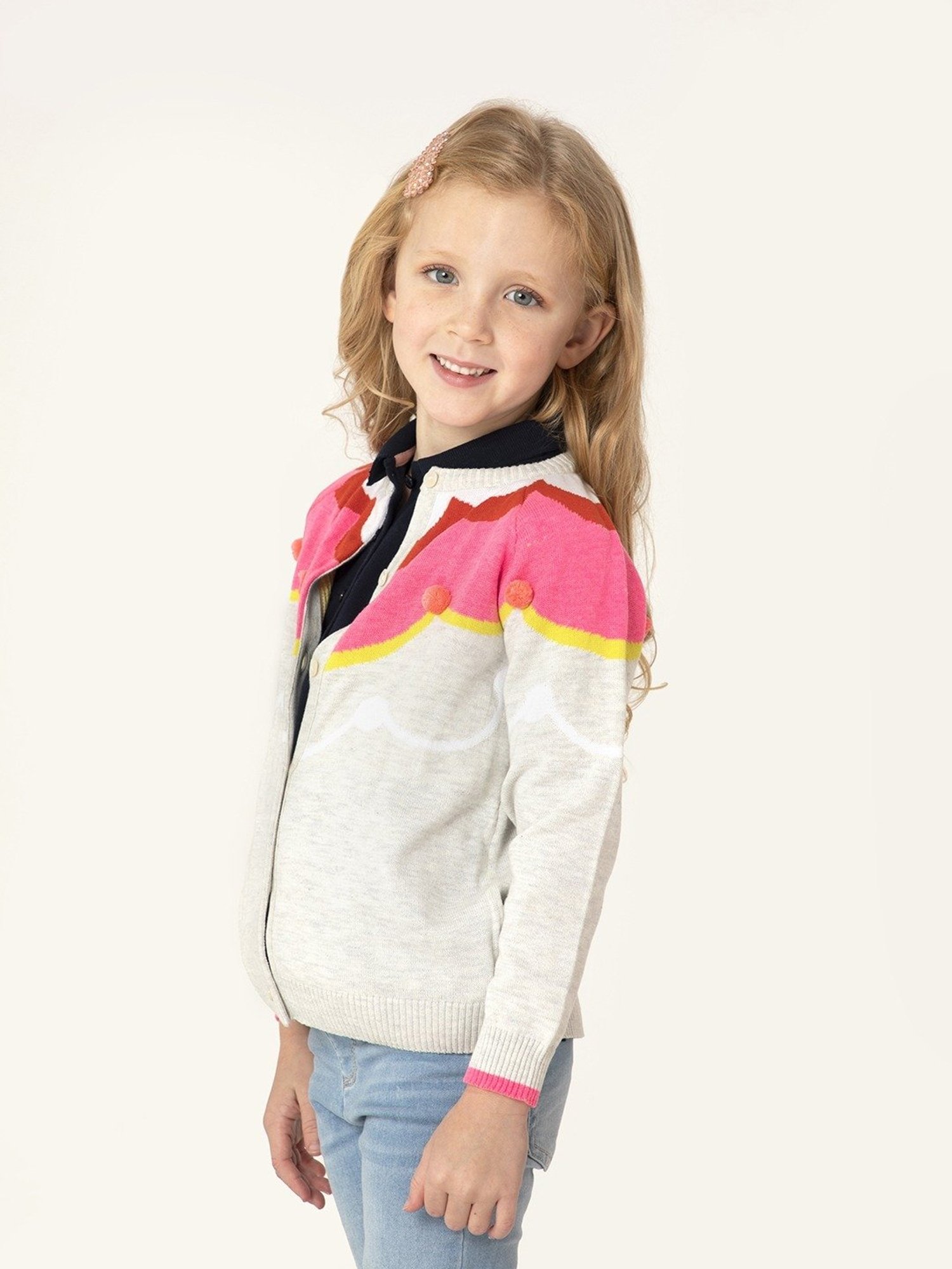 KIDS ONLY Maroon Textured Pattern Full Sleeves Sweater