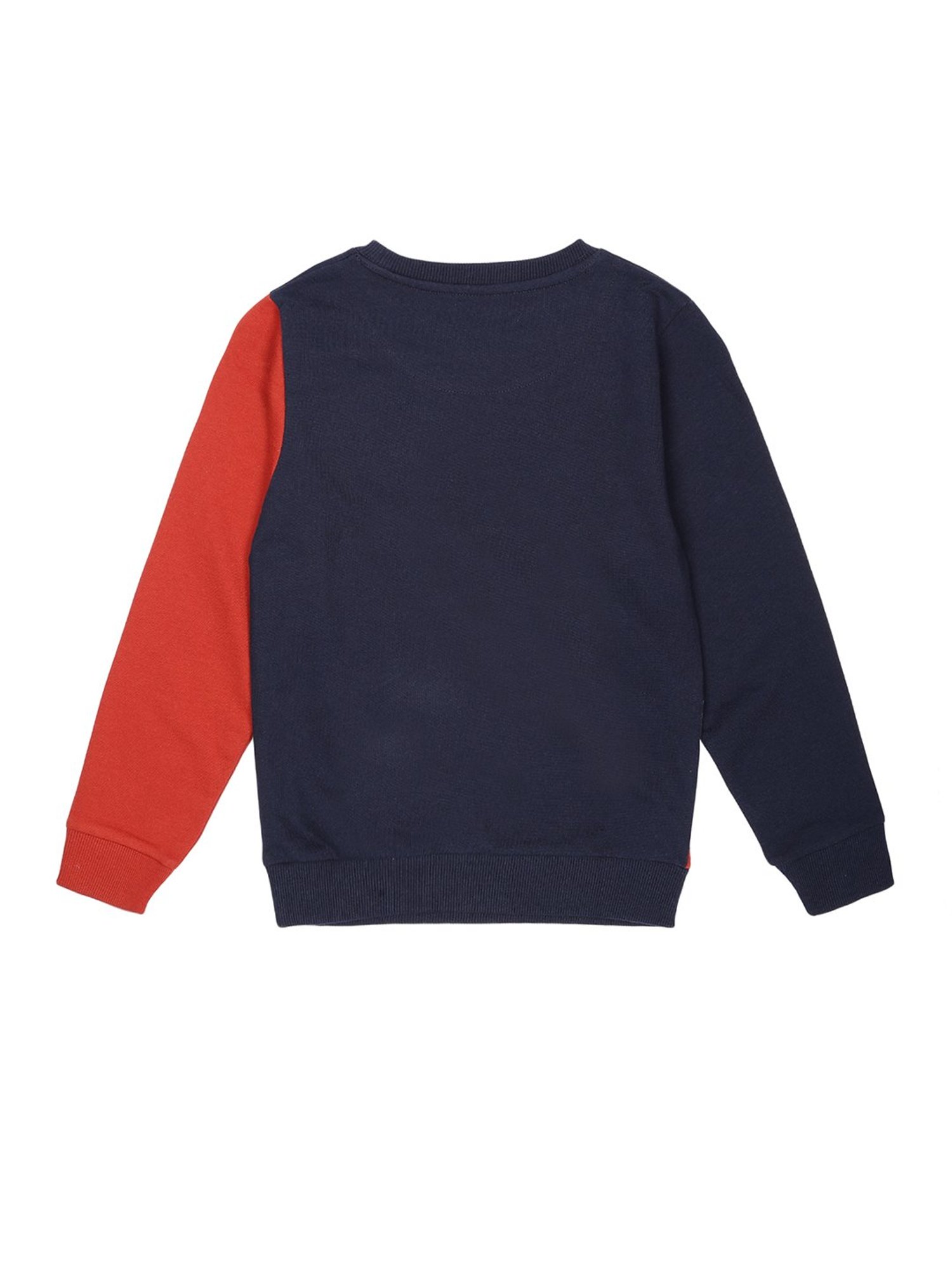 Mothercare Kids Navy Embellished Full Sleeves Sweatshirt