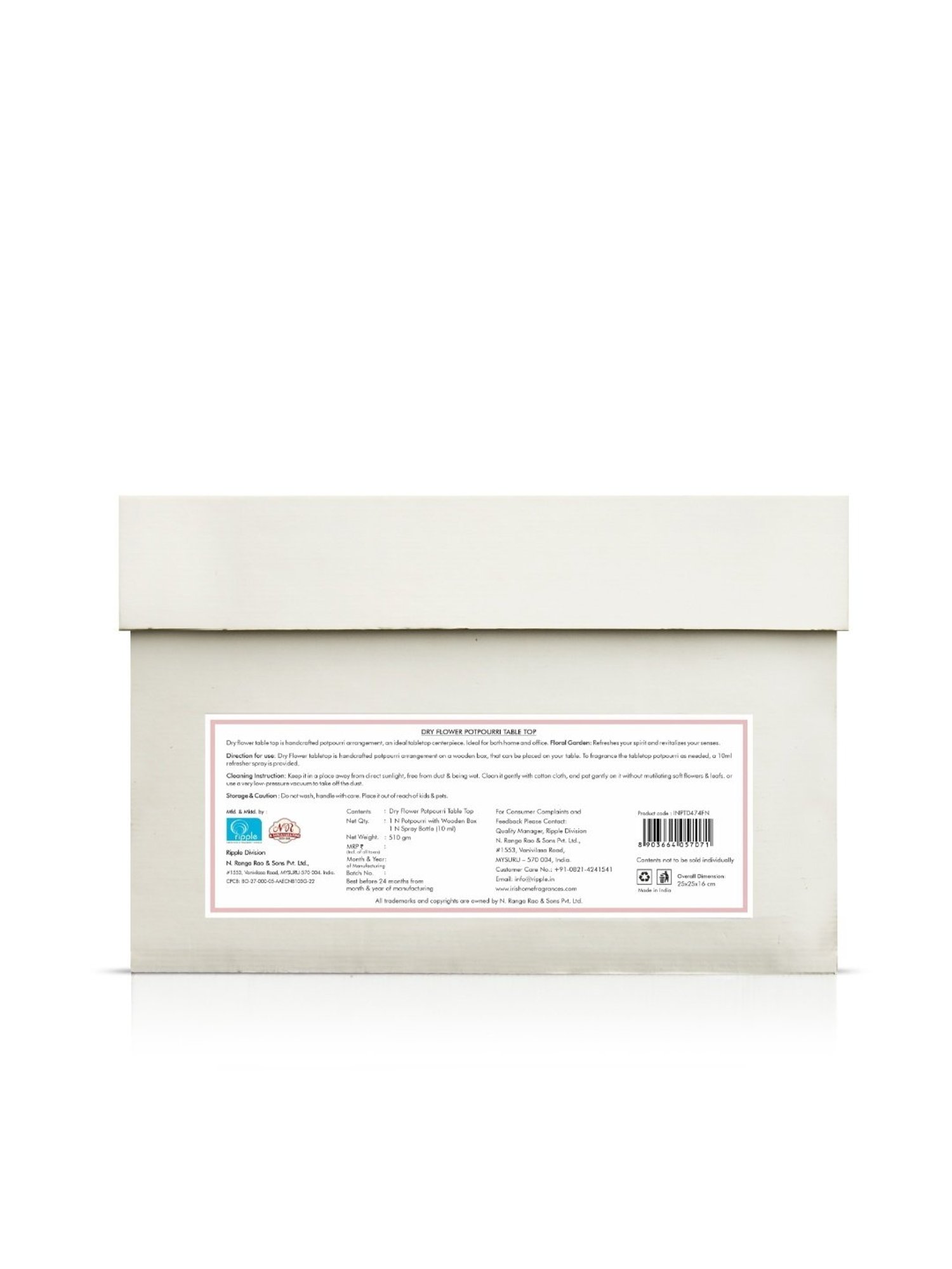 Fabindia Home Yavana Brown Ceramic Incense Holder