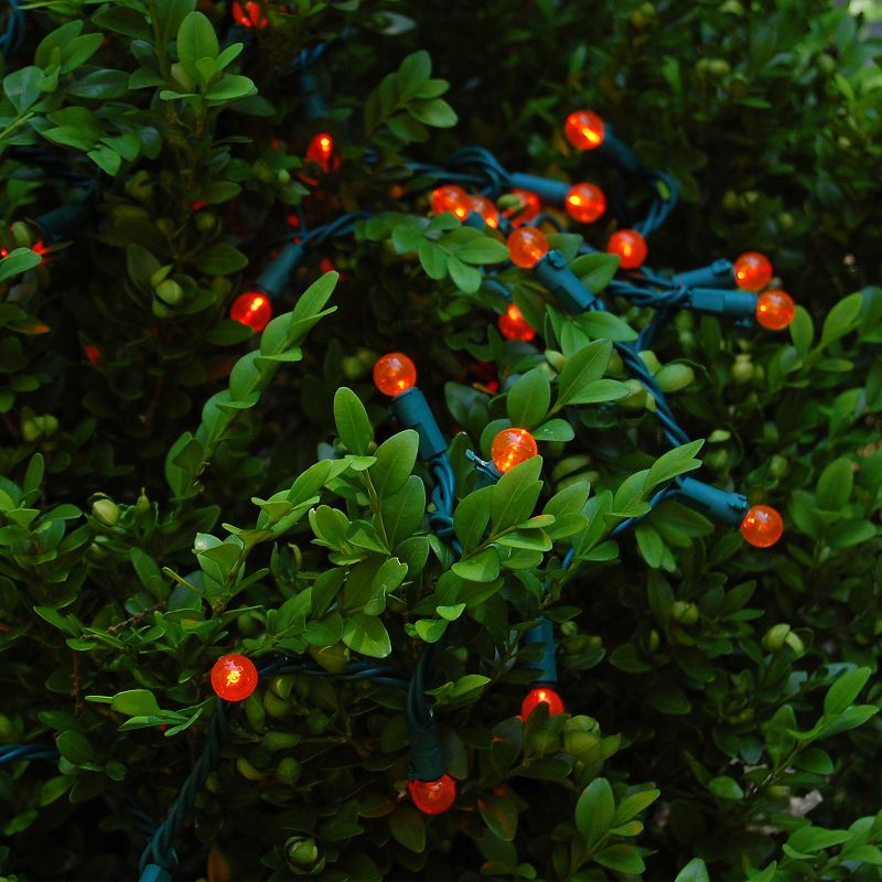 70 Lights Electric Globe String Lights LED Orange