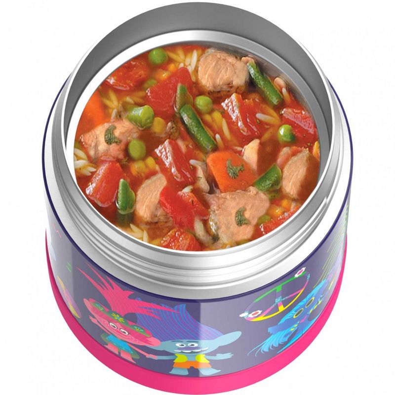 THERMOS FUNTAINER 10 Ounce Stainless Steel Kids Food Jar, Trolls