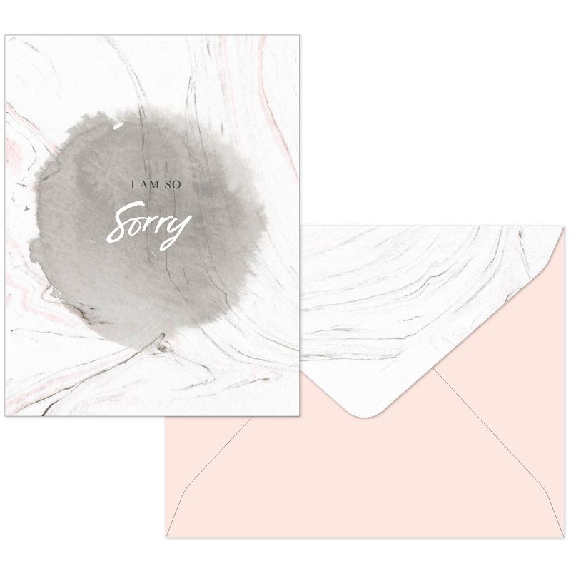 16ct Assorted Sympathy Abstract Note Cards