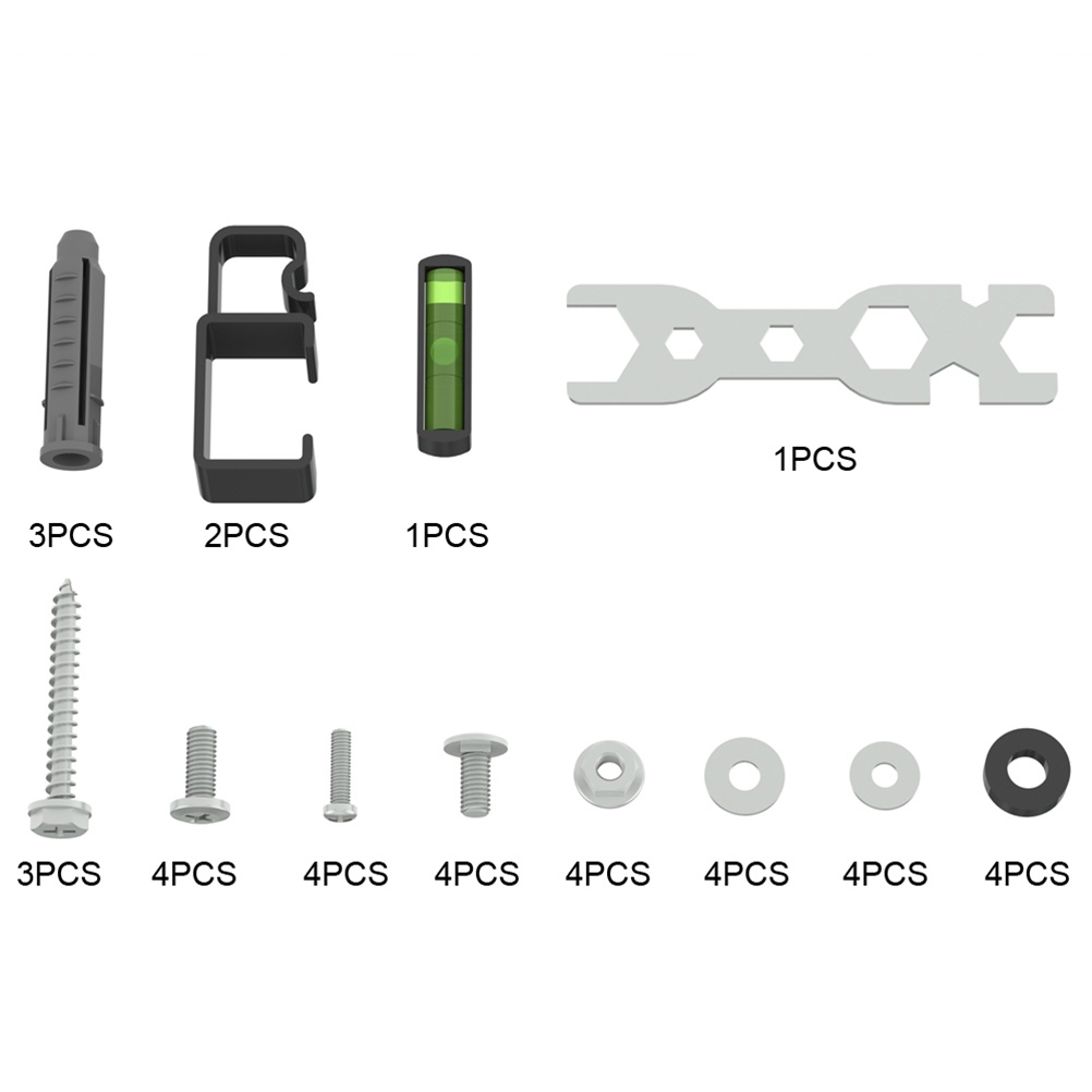 Adjustable Wall Mount Bracket Rotatable TV Stand Practical TV Rack Convenient TV Shelf for Home Living Room