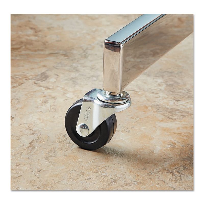 Master Caster Standard Casters Soft Rubber K Stem 75 lbs./Caster 4/Set 32001