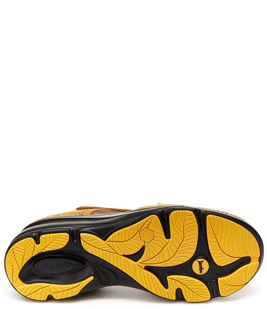 Jambu Belize Cross-Band Wedge Slip-Ons