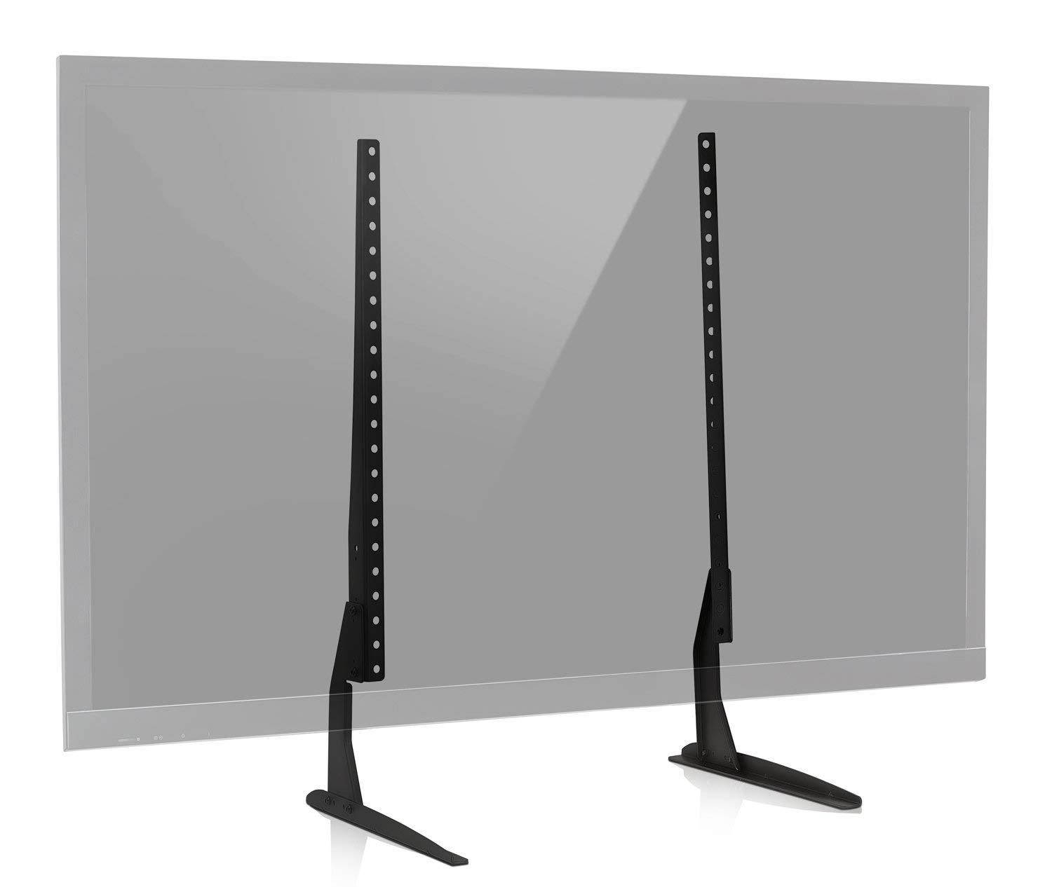 Mount-It! Universal TV Stand Base Replacement, Table top Pedestal Mount Fits 32 37 40 42 47 50 55 60 inch LCD LED Plasma TVs, 110 Lb Capacity, VESA 800 x 400mm (MI-849)