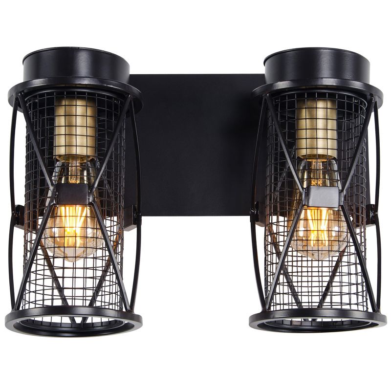 11" Harlequin 2 Light Bath Fixture Warm Bronze/Gold - Varaluz