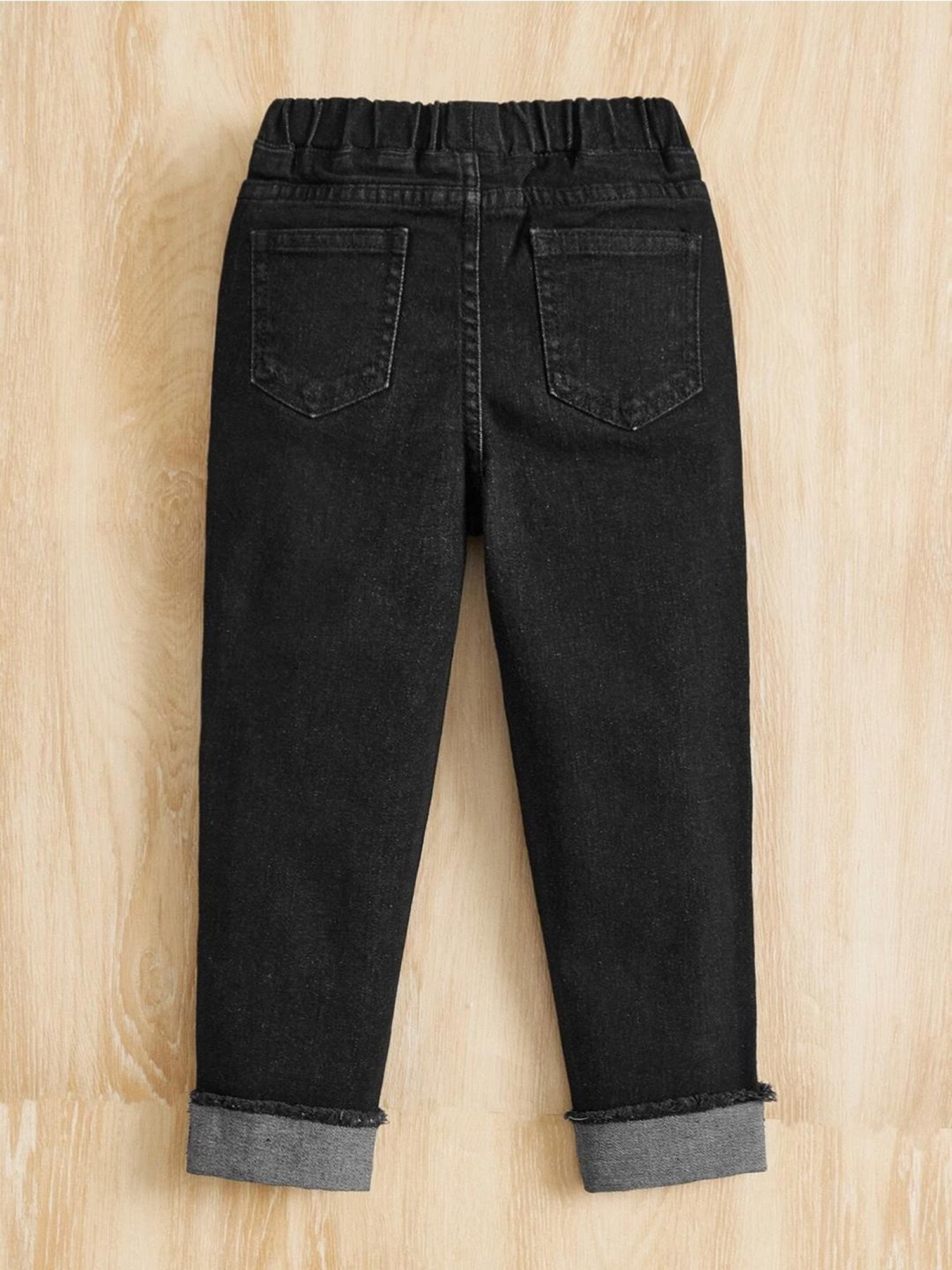 Kotty Girls Black Relaxed Fit Jeans