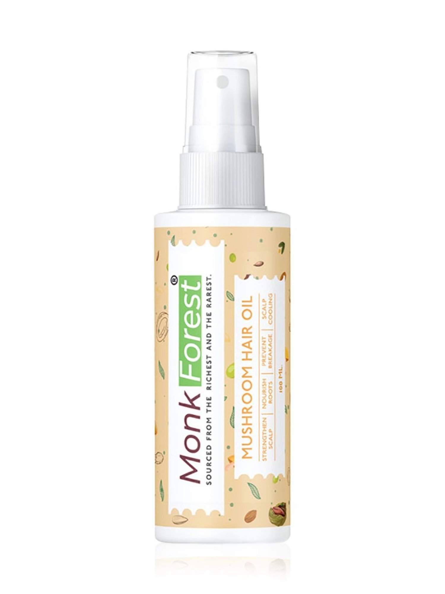 Monk Forest Hairloss Preventing Mushroom Hair Oil with Cooling Effect - 100 ml