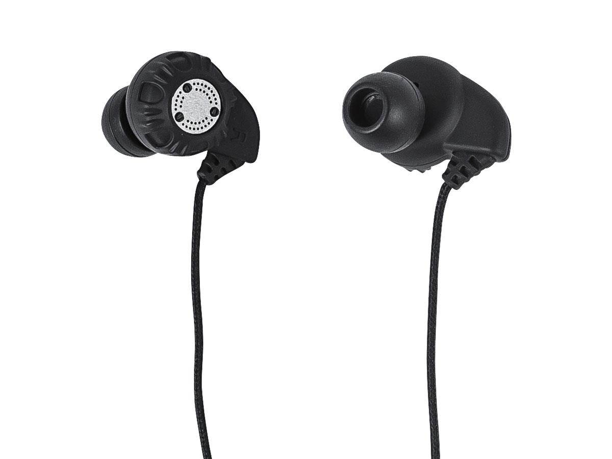 Monoprice Enhanced Bass Hi-Fi Noise Isolating Earbuds Headphones, Black