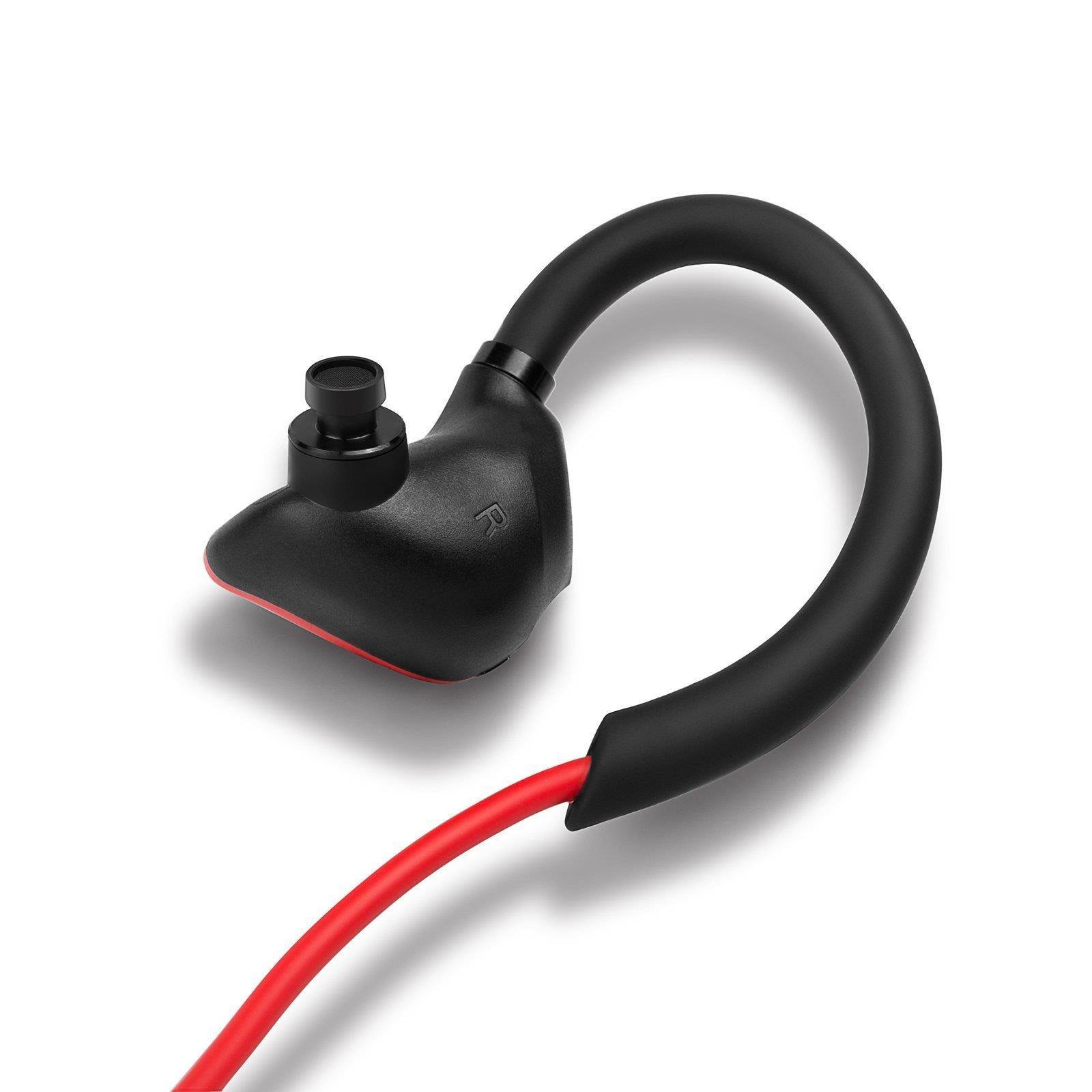 Edifier W296BT Bluetooth v4.1 Sports Headphones In-Ear Earphones Sweat Water Resistant CVC Noise Suppression - Black