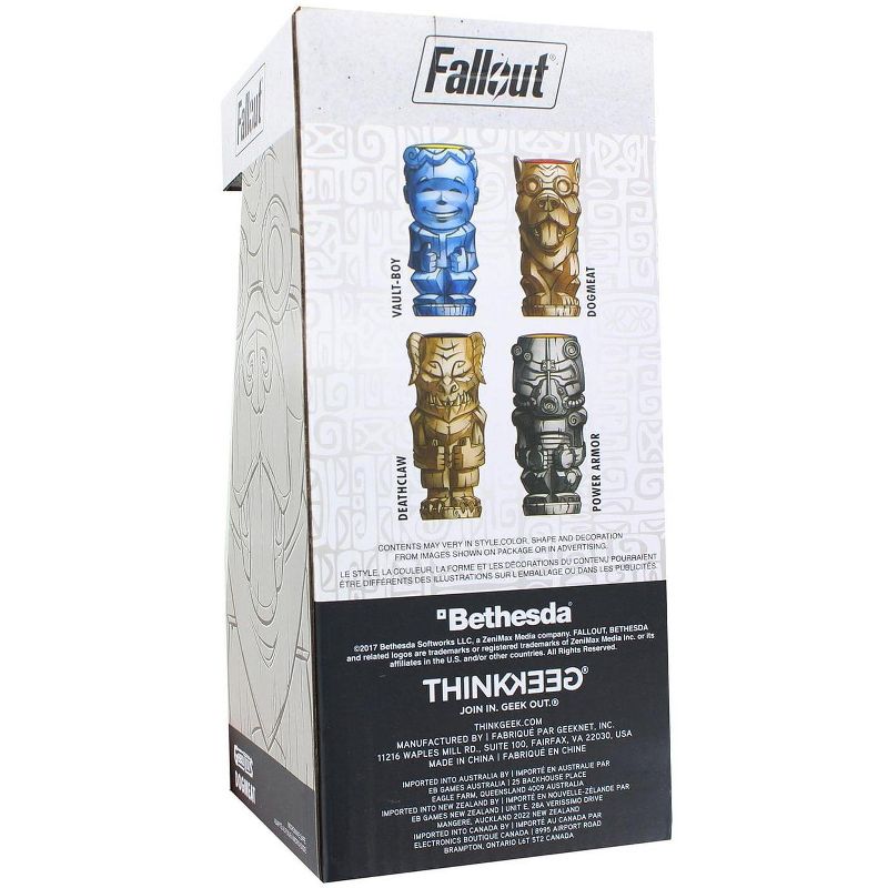 ThinkGeek, Inc. Geeki Tikis Fallout Dogmeat Mug | Crafted Ceramic | Holds 14 Ounces