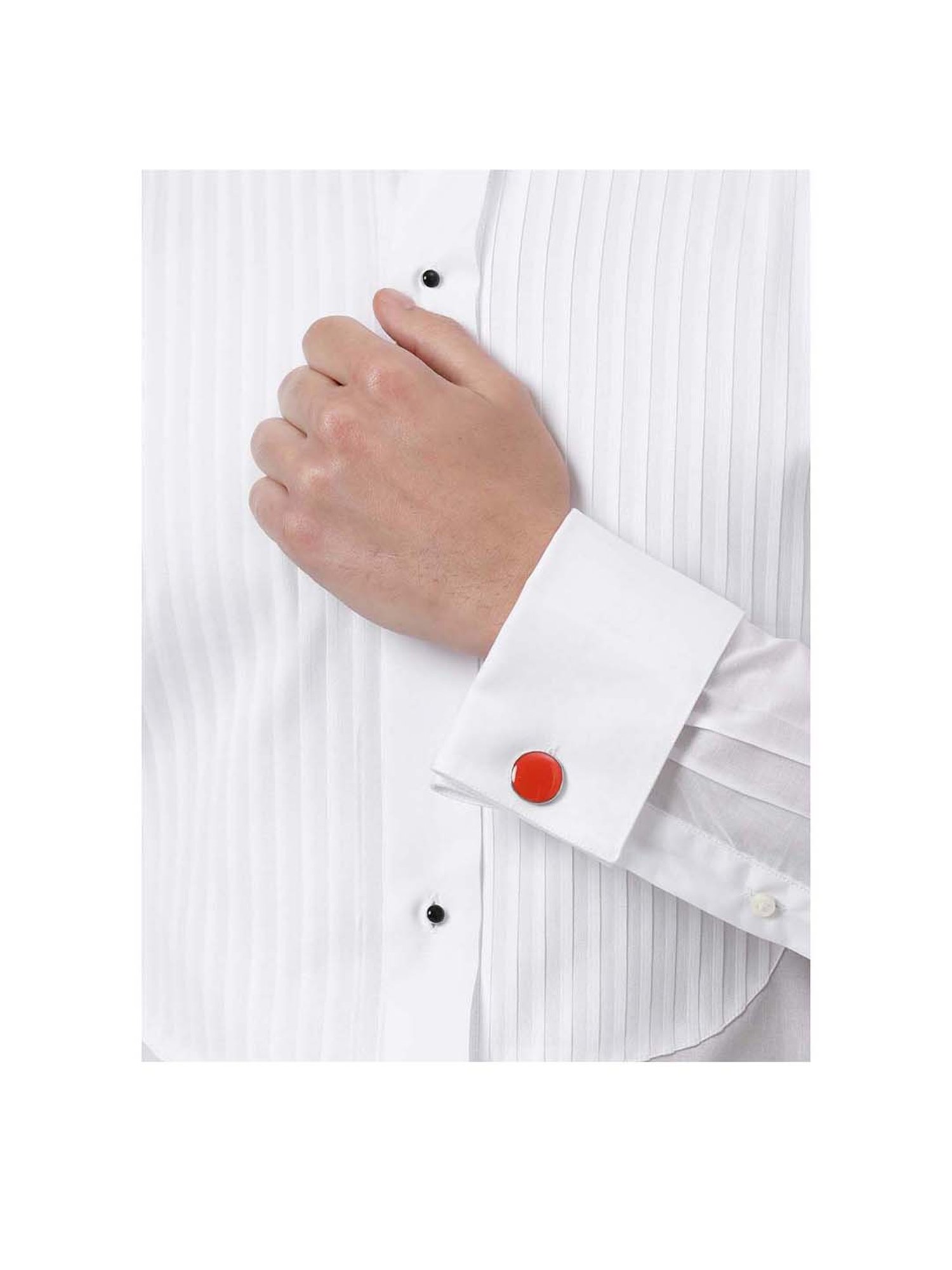 Tossido Blue Solid Cufflinks