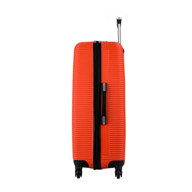 InUSA Royal 24" Lightweight Hardside Spinner Suitcase - Orange
