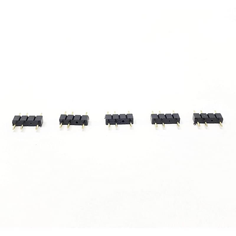 3Pin Addressable RGB ARGB 1 to 4 Splitter Cable 50cm with Male Pins F0404ARGB50