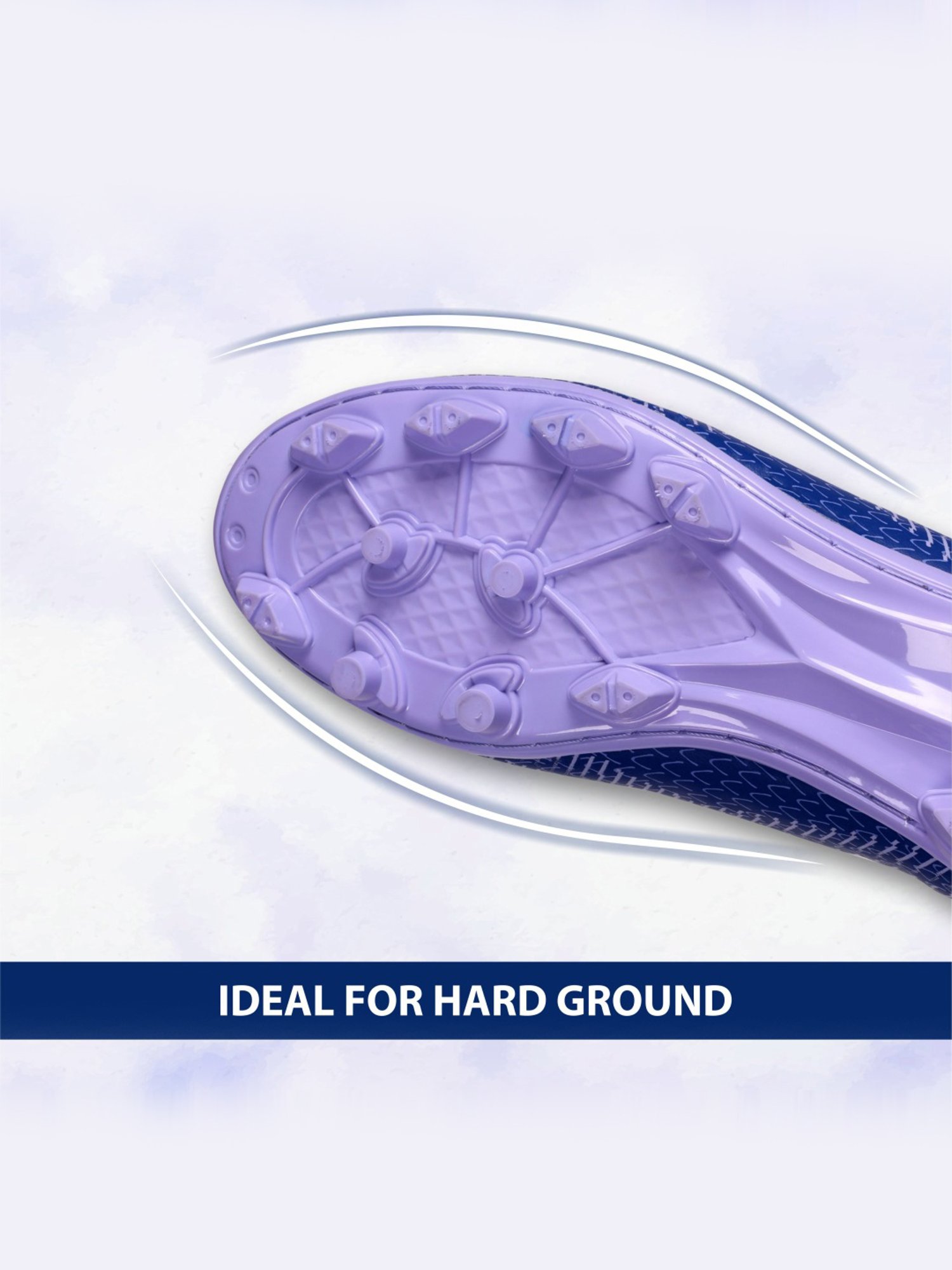 AIVIN Men's Rattle Snake Royal Blue Football Shoes