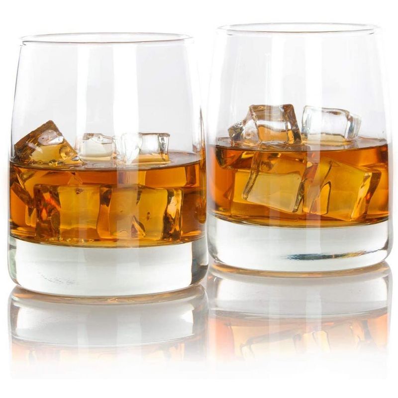 Atterstone Unique One of a Kind Diamond Decanter Home Bar Set with Whiskey Ice Cube Chiller Stones and 2 Lowball Drinking Glasses