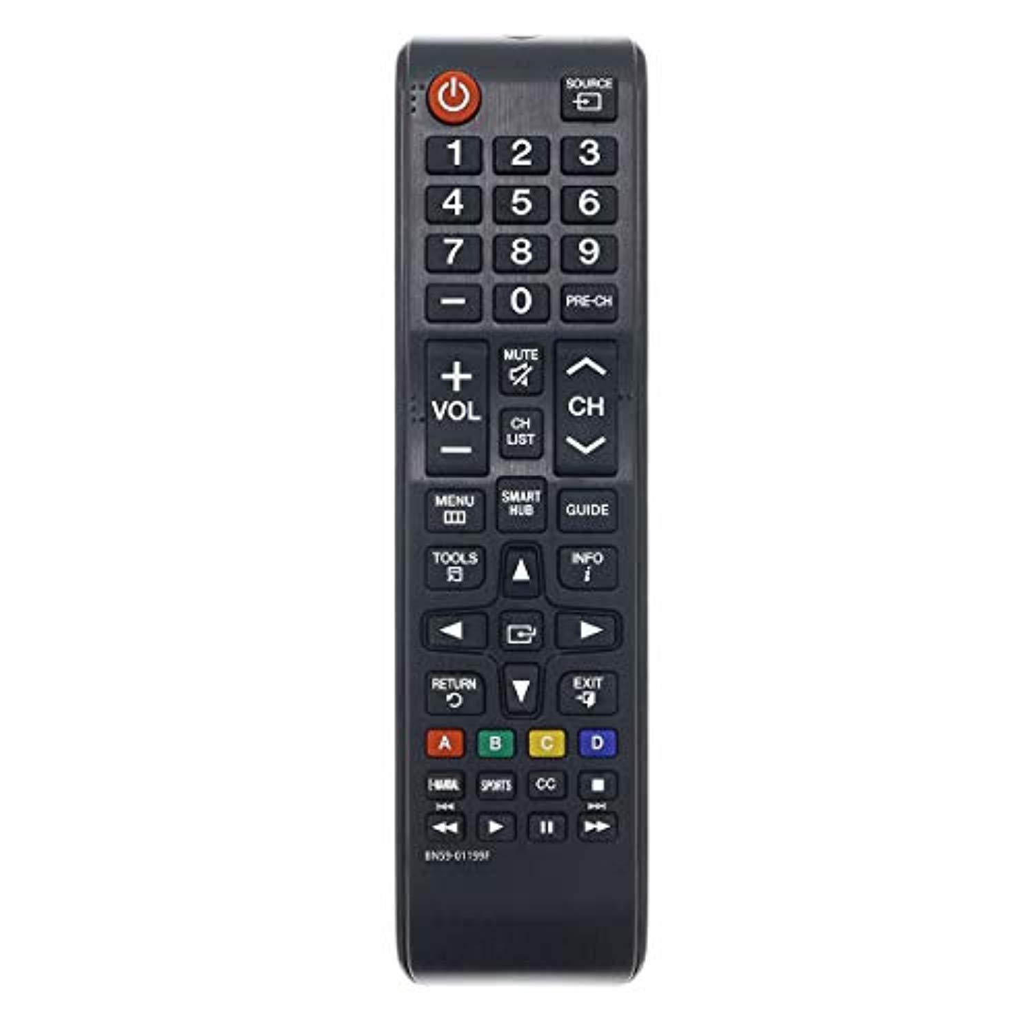 universal samsung tv remote control for all smart hd led lcd samsung televisions models with smart hub button bn5901198x bn5901198g bn5901302a bn5901198c bn5901199f bn5901178k