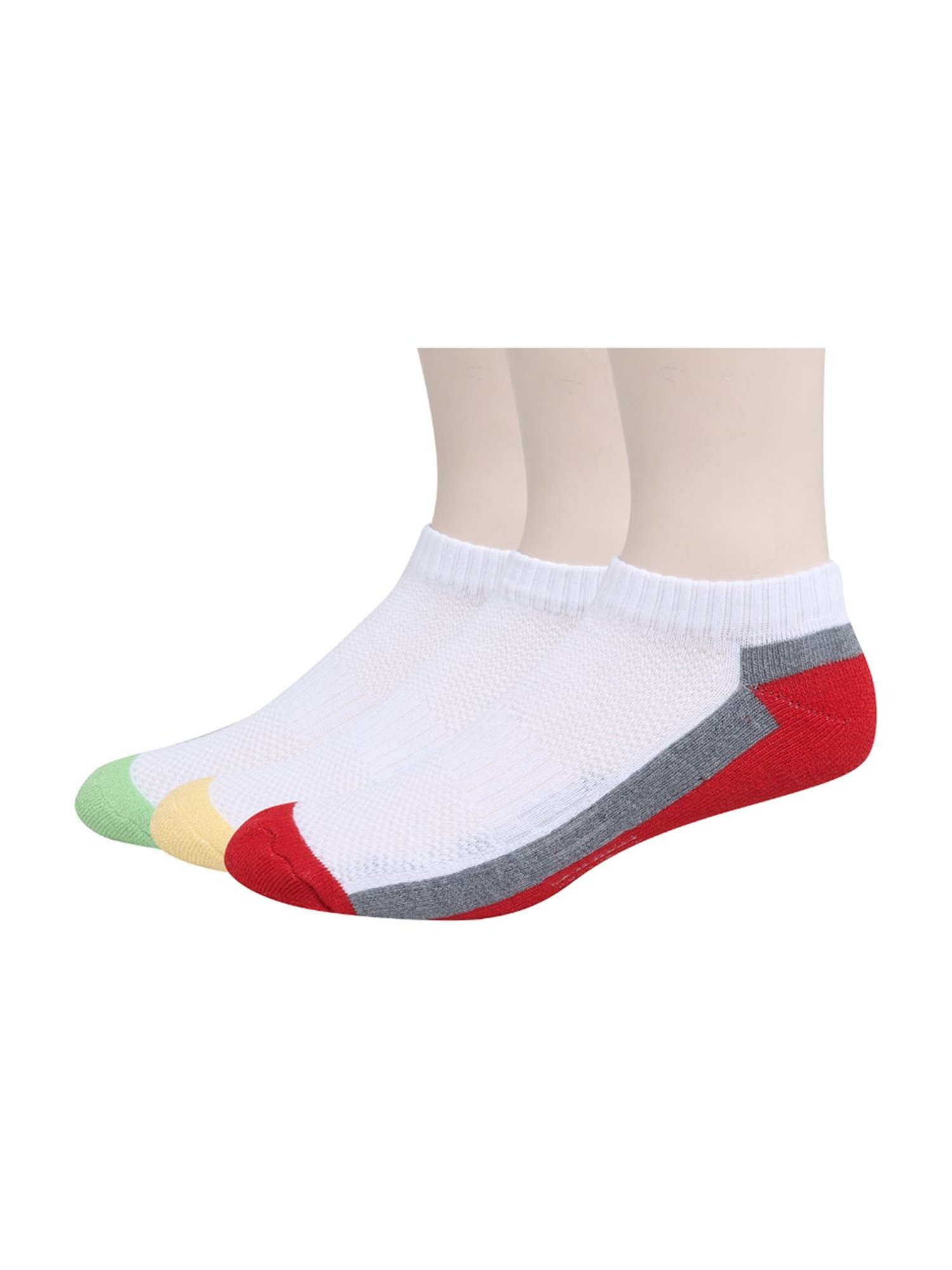 Sokker Multicolor Cotton Solid Socks - Set of 3