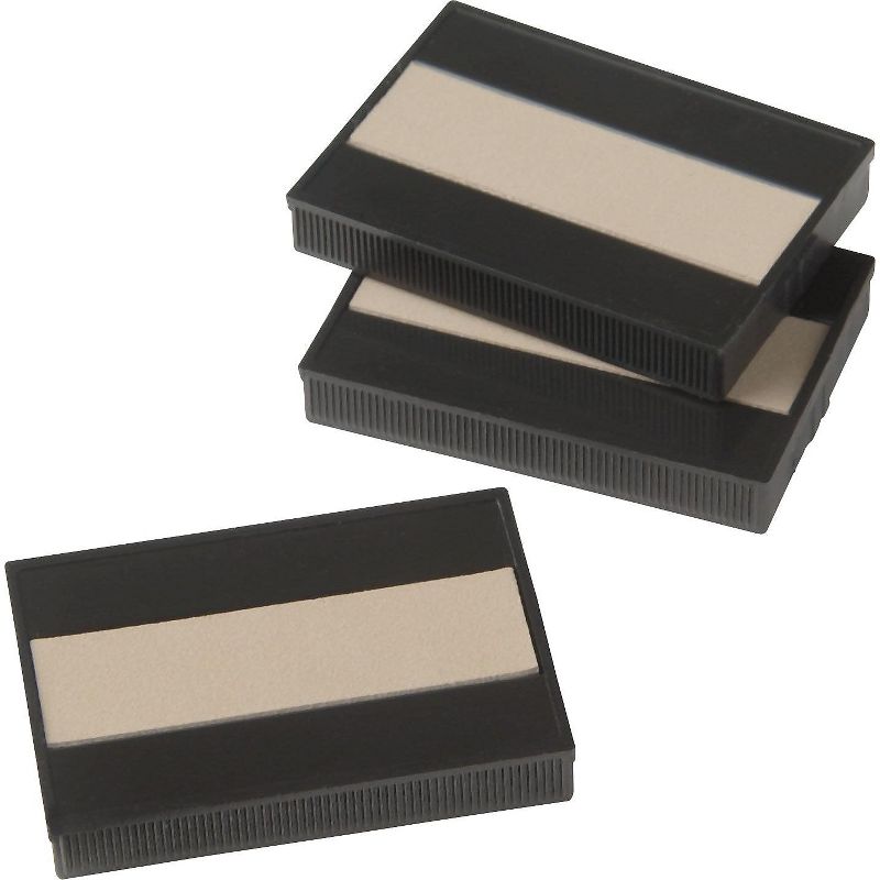 Offistamp Dry Replacement Pads Black 3/Pk (034514) 