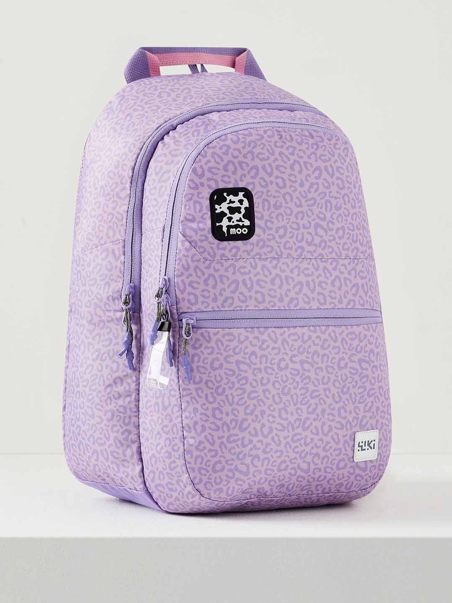 Wiki Back to School 1 Purple Polyester Printed Backpack - 22 Ltrs