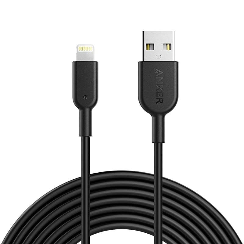 iPhone Charger Cable Powerline II Lightning Cable 10ft Durable Cable MFi Certified for iPhone XsXS MaxXRX 88 Plus 77 Plus iPad 8 Black