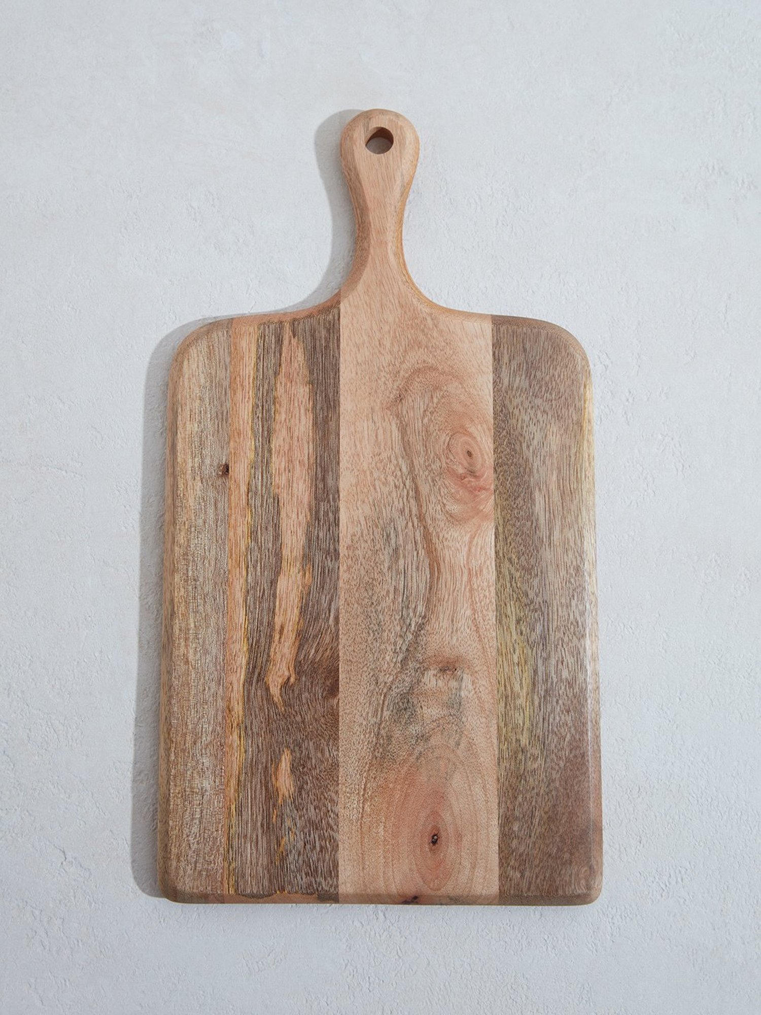 Crayton Natural Beige Mango Wood Chopping Board - Set of 1