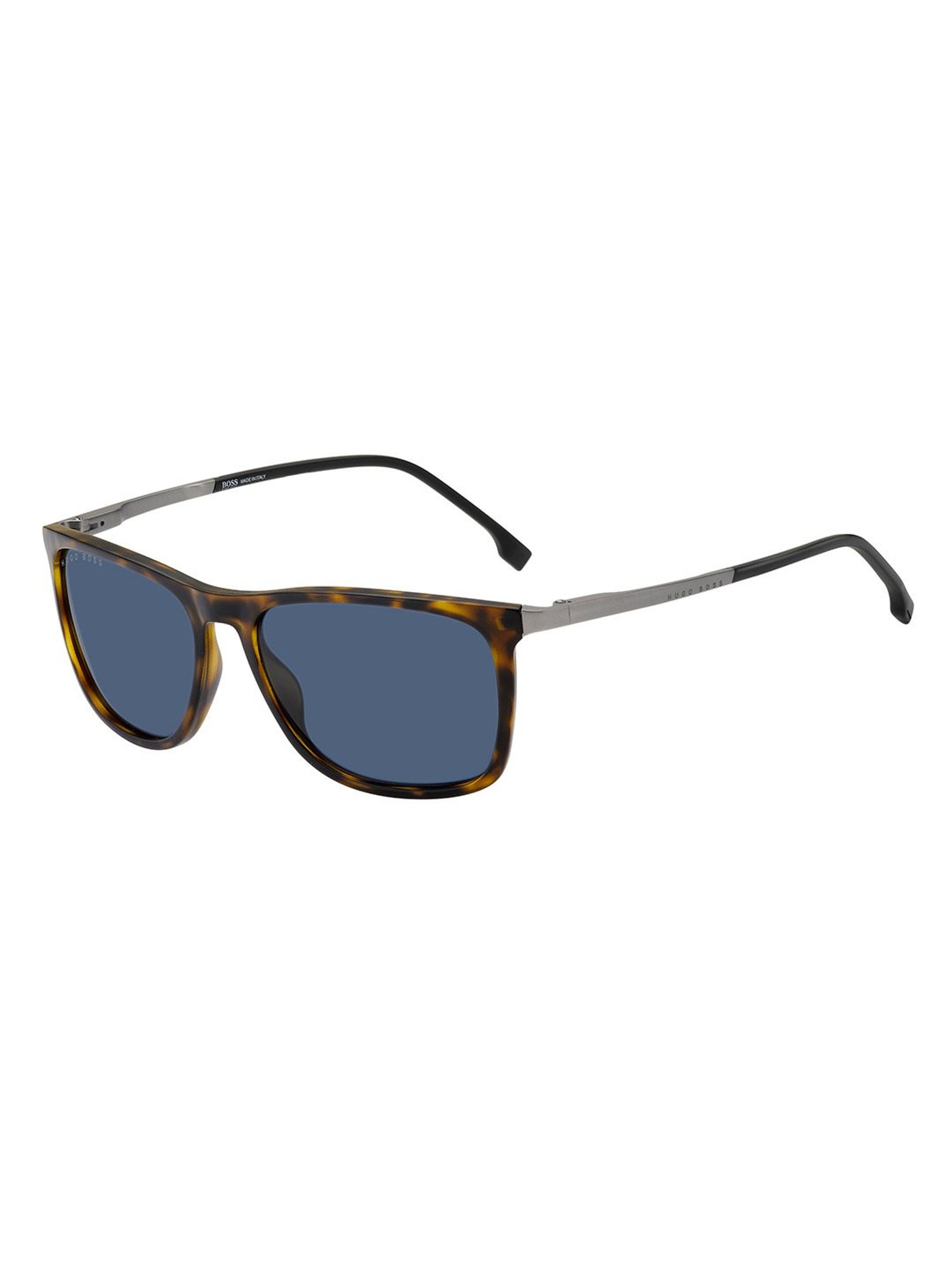 Hugo Boss Blue Rectangular Sunglasses for Men