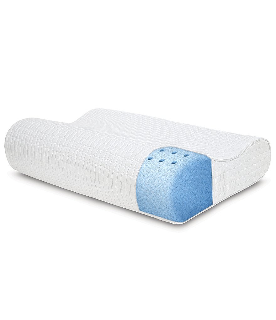 Sensorpedic Memory Foam Wedge Pillow with Cooling Gel Coating
