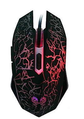 USB Wired Gaming Mouse 2400 DPI 6D With Colorful LED Light Luminous
