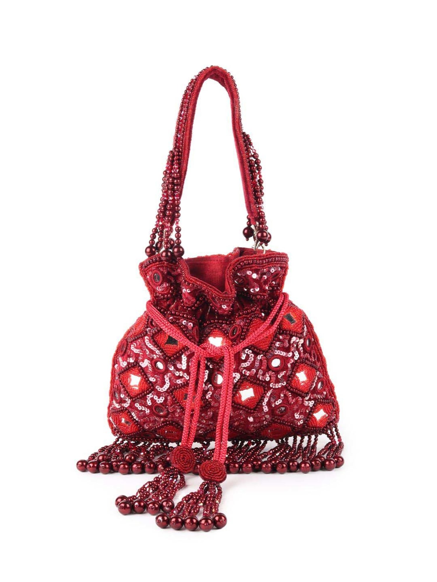 Call It Spring Silver Embellished Potli