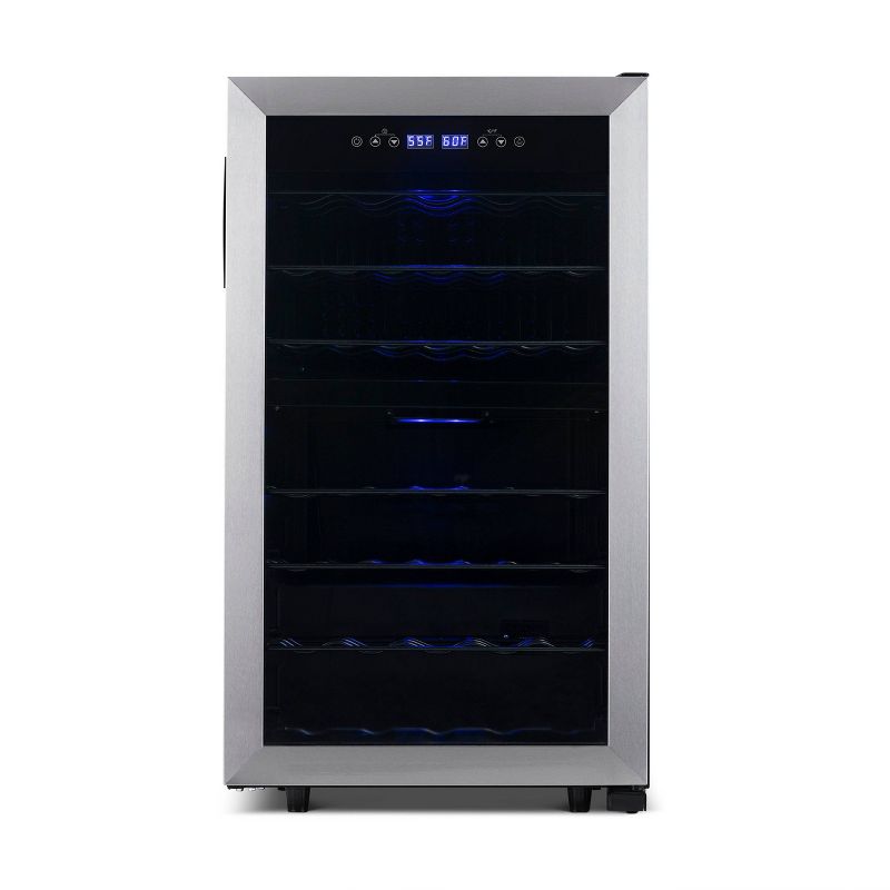 NewAir 43-Bottle Dual-Zone Freestanding Wine Cooler