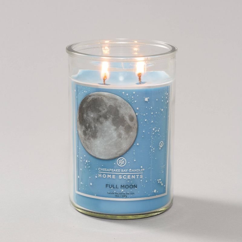 19oz Glass Jar 2-Wick Full Moon Candle - Home Scents by Chesapeake Bay Candle