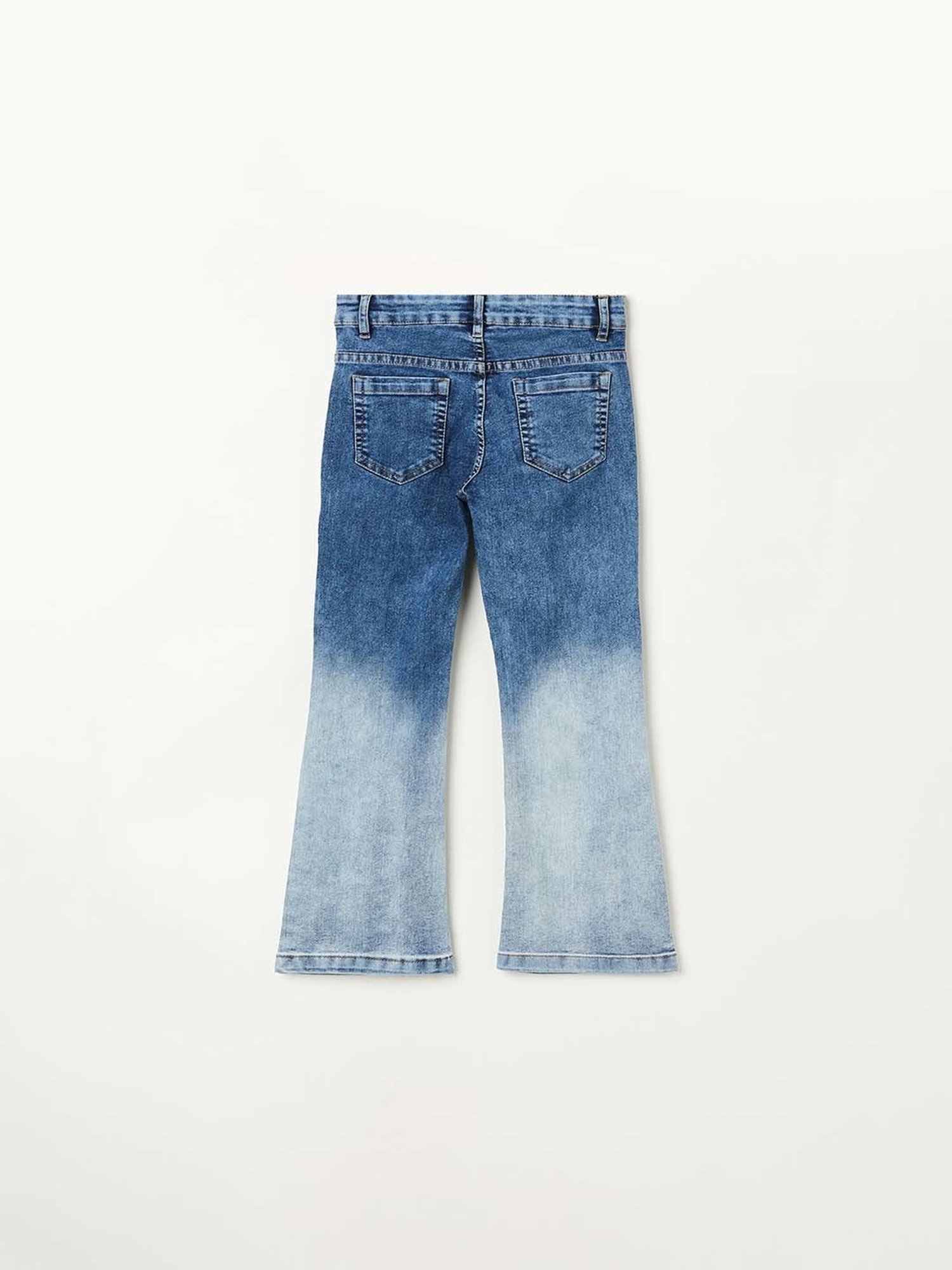 GJ baby Girls Blue Washed Jeans