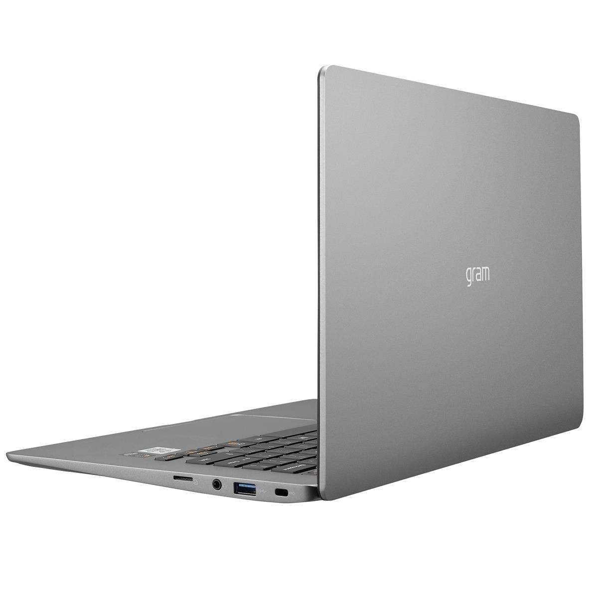 LG Gram 14" Full HD IPS Notebook Computer, Intel Core i7-1065G7 1.30GHz, 16GB RAM, 512GB SSD, Window 10 Home, Dark Silver