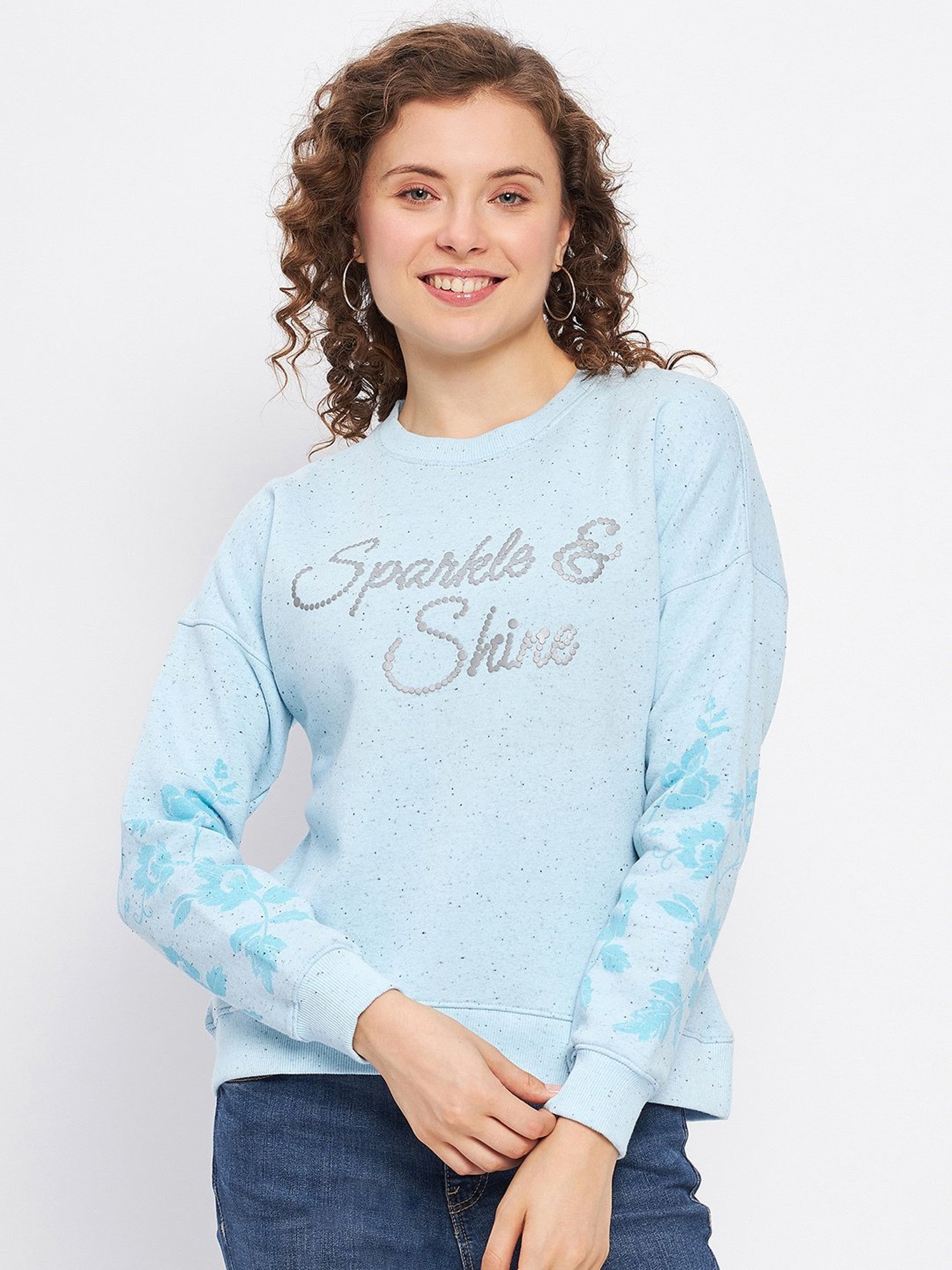 Duke Blue Graphic Print Sweatshirt