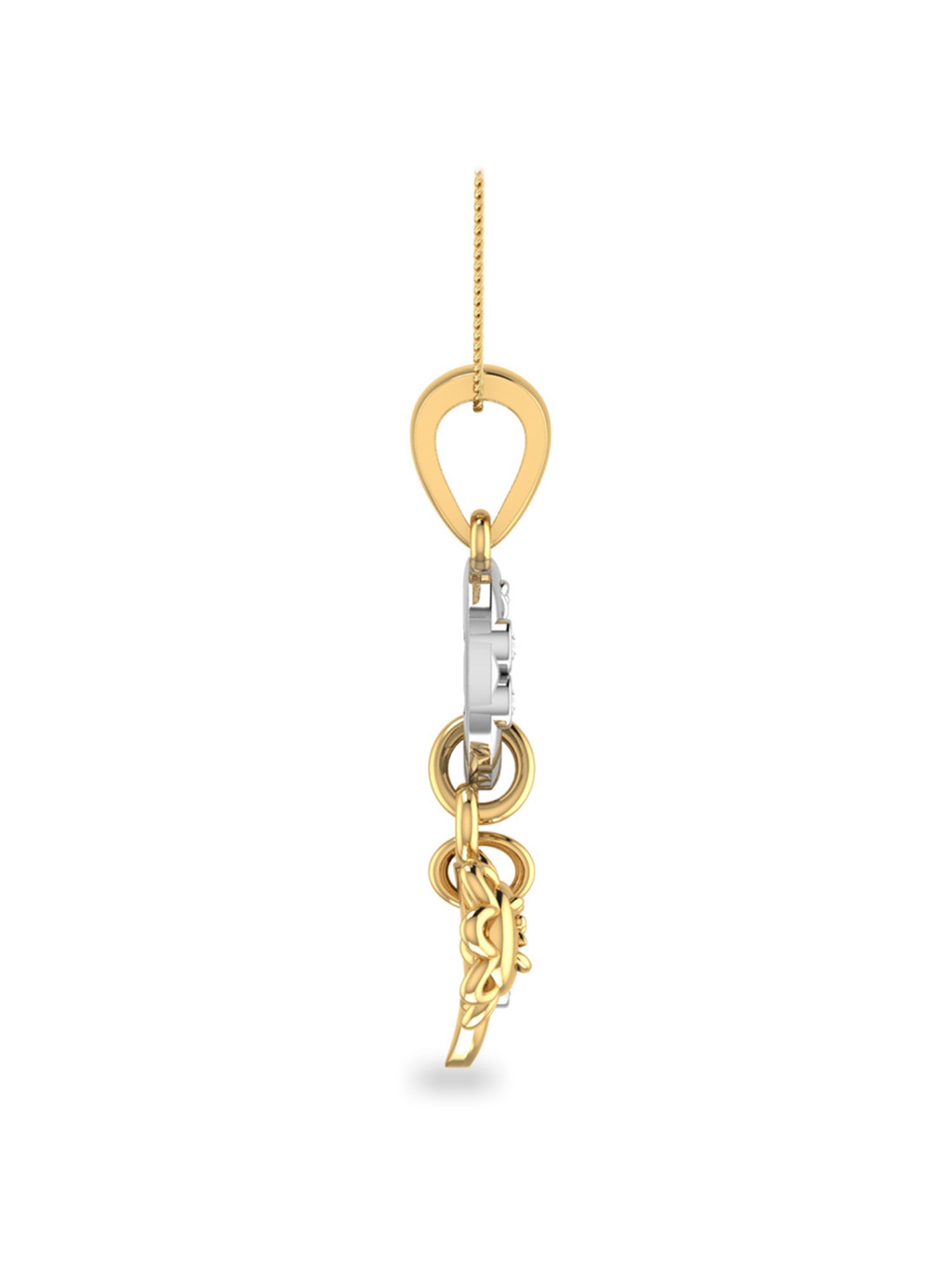 PC Jeweller Sneh 18k Gold Pendant without Chain for Kids