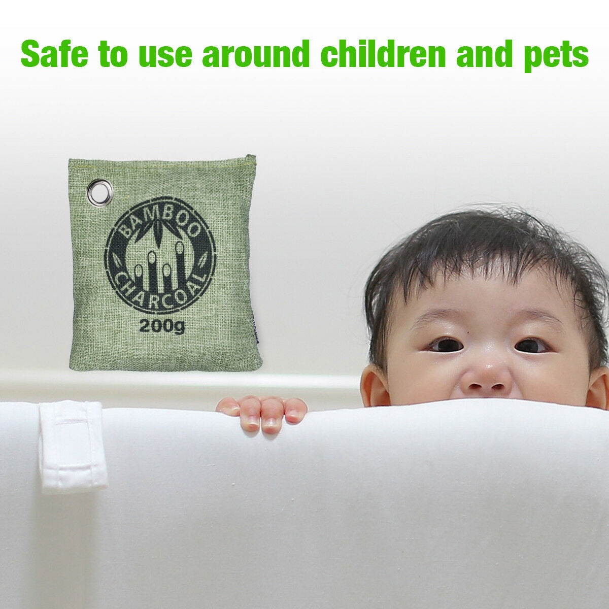 8pcs Car Bamboo Charcoal Fresh Air Purifier Bag Home Purifying Odor Mold Nature