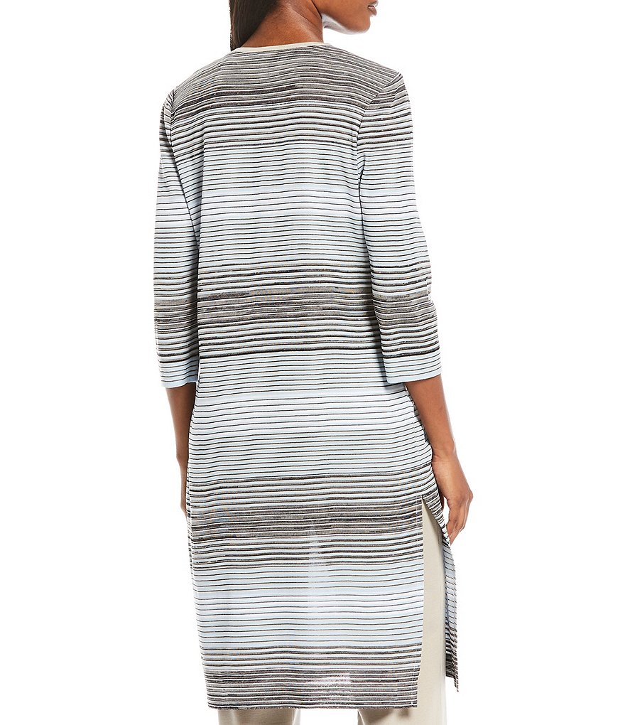 Kasper Snap Front One Button Notch Crepe Jacket