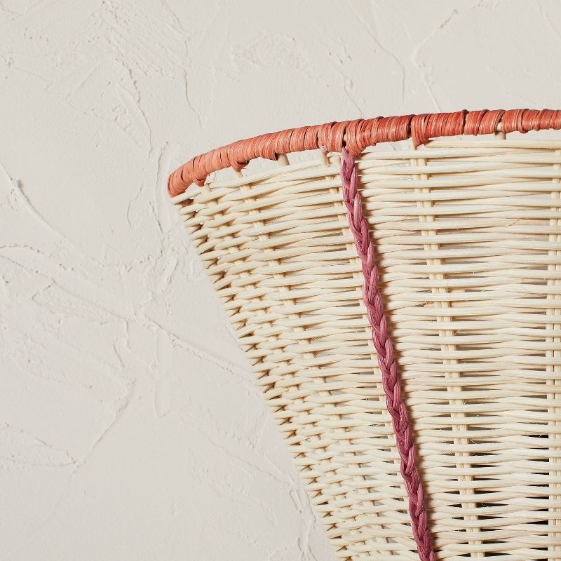 Woven Sconce Natural with Trim (Includes Light Bulb) Brown - Opalhouse™ designed with Jungalow™