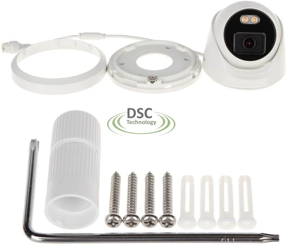 HIKVISION ColorVu OEM DS-2CD2347G1-LU 4MP IP Camera POE H.265+ WDR Turret 4MM Lens 24/7 Full-Time Color Image True WDR Turret Camera